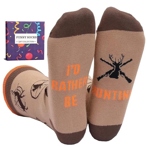 Novelty Hunting Socks - Funny Outdoor Activity Gift for Men and Women