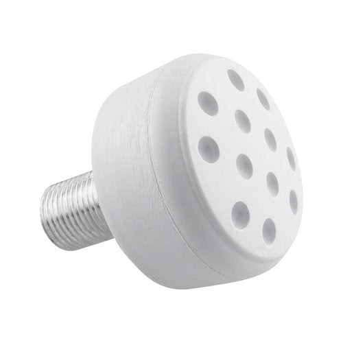 WHYHKJ 1Pairs Adjustable Rubber Brake Block Stoppers Roller Skates Toe Stops Roller Skating Toe Stoppers Durable Non-Marking Toe Stops Plugs for Quad Skates, White