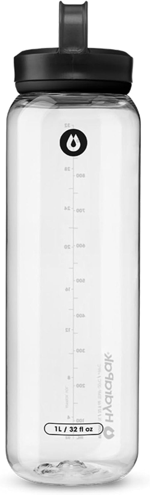 HydraPak Recon Clip & Carry Water Bottle - Eco-Friendly 24oz/32oz, BPA-Free, Tethered Cap