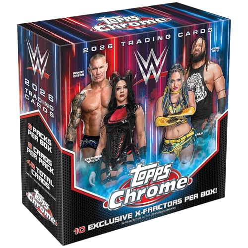 2026 Topps Chrome WWE Mega Box - Factory Sealed Trading Cards