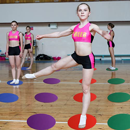 60 Poly Vinyl Spot Markers - Nonslip Agility Training Dots