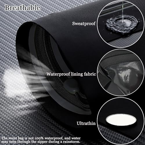 Ultrathin Waterproof Running Belt for Phone - Adjustable Fanny Pack