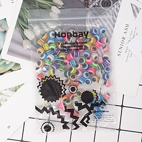 100PCS Fish Eye Fishing Beads - Mixed Color Acrylic, 10mm