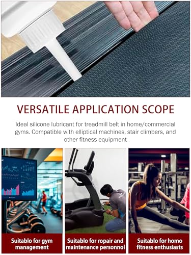 Treadmill Belt Lubricant - 3 x 30ml Silicone Oil for Home Use