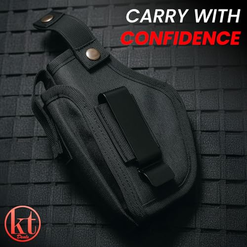 Universal Gun Holster for Concealed Carry - Adjustable IWB/OWB