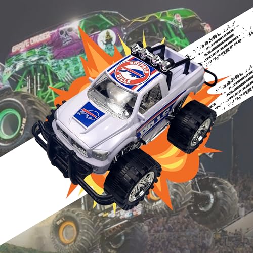 Buffalo Bills Monster Truck Toy - Push and Go Friction Powered, 1:18 Scale
