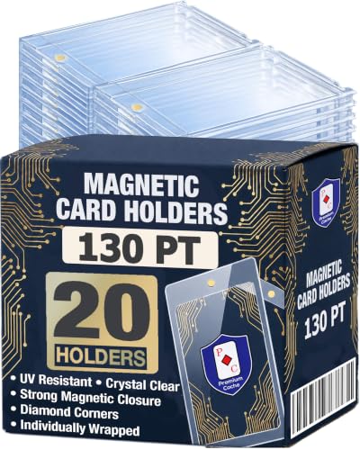 Magnetic Card Holder for 130 PT Trading Cards - 20 Pack