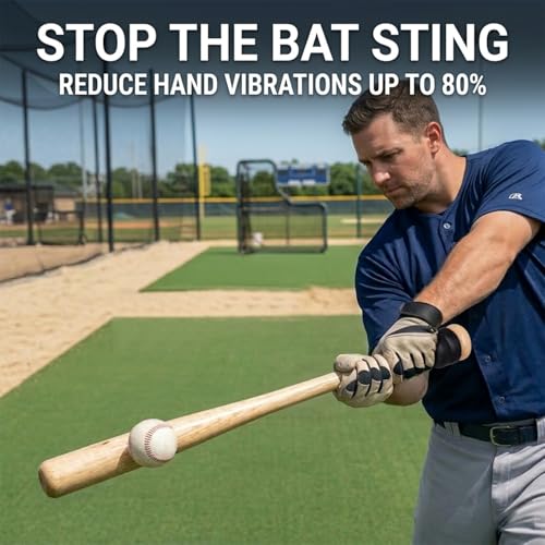 Baseball Bat Grip Choke Up Rings - 6 Pack Black