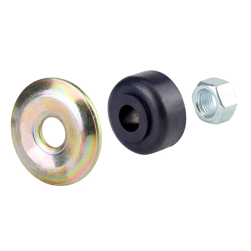 10L0L Golf Cart Shock Absorber Bushing Kit for Club Car DS & Precedent 1982-Up, Replaces OEM 1011415, Front/Rear Stud Mount