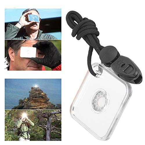 Emergency Dive Mirror with Whistle - Mini Reflective Signaling Tool