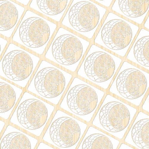 INFUNLY Sun Stencil Flower of Life Mandala Stencil Reusable Stencils for Painting DIY Decorative Stencil Template Flower Stencils Art Templates for Canvas Crafts Wood Wall Furniture