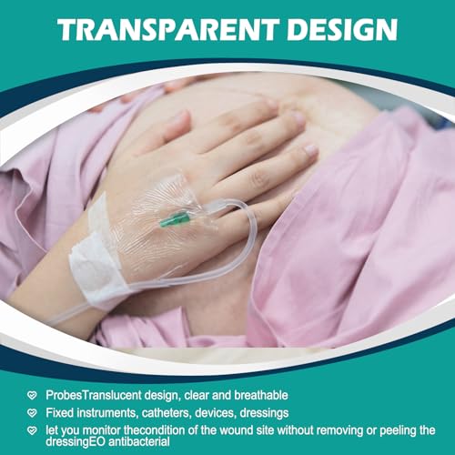 Waterproof Bandages 6'' x 8'' - 10 Packs Transparent Film Dressing