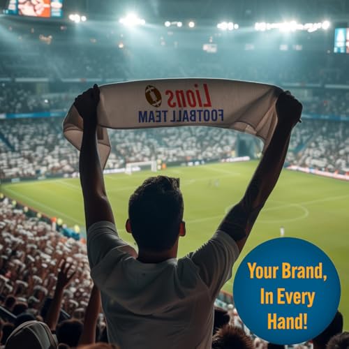 Custom Full Color Microfiber Rally Towel - 15x17 Inch - Black, Qty 50