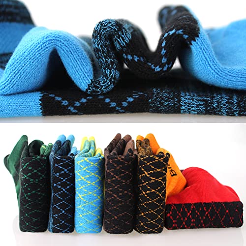 BIOAUM X-Large Multicolor 6 Pairs Men’s Cushioned Ankle Socks, Athletic Low Cut Running