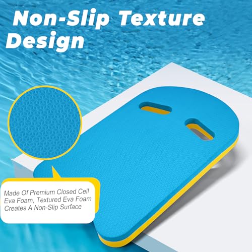 Biguphate Swim Kick Board - 17x11.5in EVA Foam Training Aid for Swimmers
