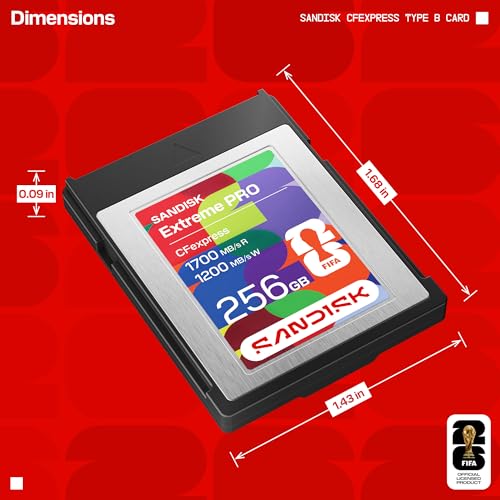 256GB CFexpress Type B Card - FIFA World Cup 2026 Edition