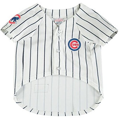 Chicago Cubs Pet Jersey for Dogs & Cats - Medium Baseball Apparel