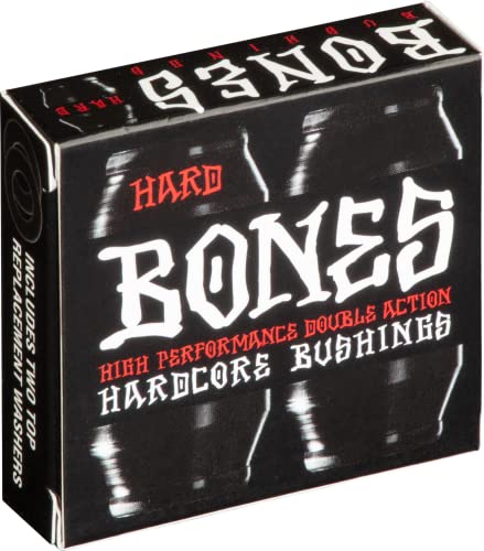 Hardcore Bushings for Skateboards - 96A Durometer - Black