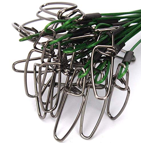 150LB Fishing Wire Leader Rig - 10pcs Heavy Duty Steel Line