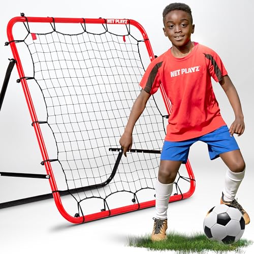 Portable Soccer Rebounder Net with Adjustable Angles - Easy Setup & Foldable