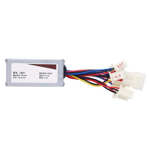 Electric Brushed Motor Speed Controller, 24V 250W Motor Controller Box for Electric Scooter