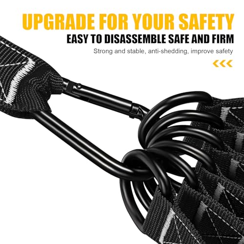 300LBS Heavy Resistance Bands with Handles - Black