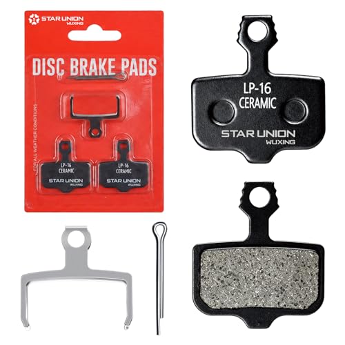 STAR UNION WUXING Ceramic Bike Disc Brake Pads - Black, 1 Pair for SRAM Avid, Lectric XP