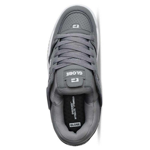 Globe Fusion Mens Footwear, Color: Charcoal/White, Size: 9.5 (GBFUS-Charcoal_White-9.5)