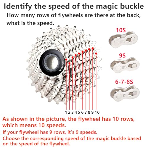 Bicycle Chain Link Connectors - 5 Pairs for 6/7/8 Speed Bikes