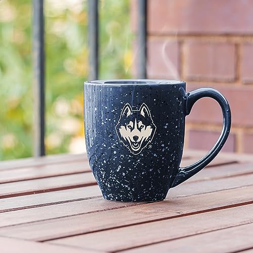 16 oz Speckled Ceramic Coffee Mug - UCONN Team Color