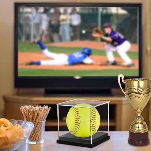 Acrylic Softball Display Case - UV Protected 1 Pack