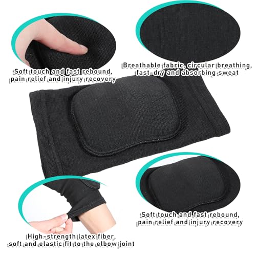 Volleyball Elbow Pads - Soft Support Cushion, Breathable Design