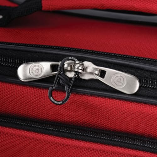 MicroLock Stainless Steel Carabiner Clip - Durable Key Holder (5 Pack)