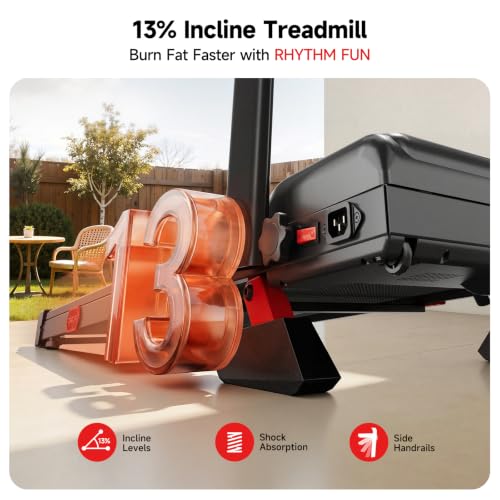 Incline Walking Pad Treadmill with Handle Bar - Matte Black