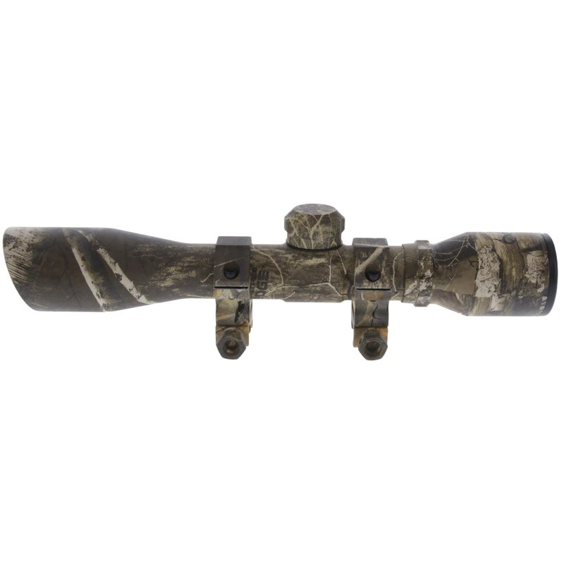 TRUGLO 4x32mm Compact Rimfire and Shotgun Scope Series, Diamond Reticle, Realtree Xtra