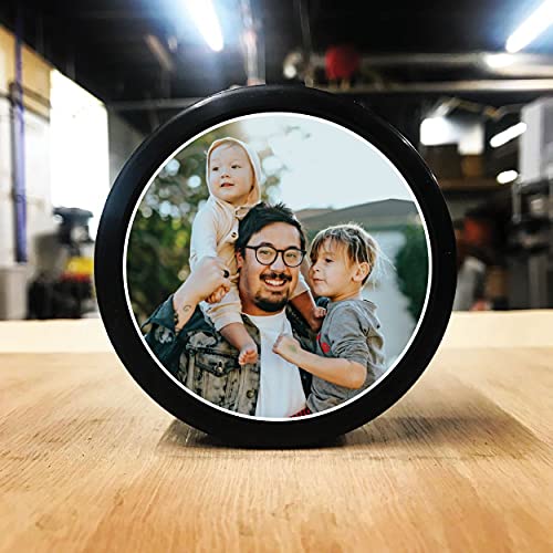 Personalized Father's Day Hockey Puck Gift - Design 17