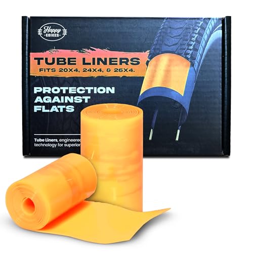 Happy Ebikes Fat Bike Tire Liners 2 Pack - Puncture-Proof 20x4, 24x4, 26x4