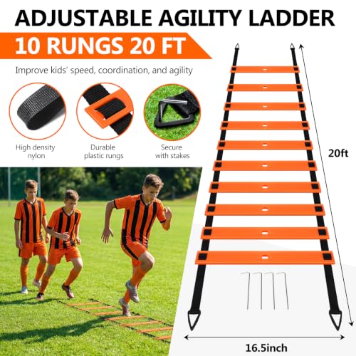 Kids Soccer Goal Set - 4X3 FT Portable Pop Up Net - Black