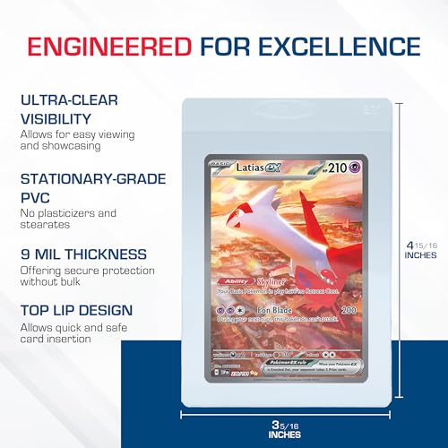 50 Pack BCW Semi-Rigid Card Holders for Standard Trading Cards Up to 35 PT Variation of THIS listing