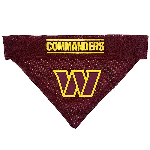 NFL Dog Bandana - Washington Commanders Reversible Small/Medium