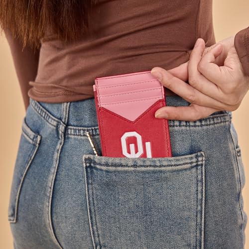 Oklahoma Sooners Slim Wallet with RFID Blocking - OU Red