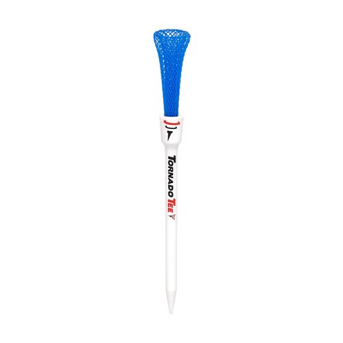Tornado Tee 4" Long Drive High Performance Golf Tee (Neon Blue)