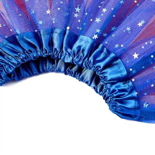 2 Pack Sparkle Tutu for Girls Toddler Dress Up Birthday 2-8Y – Red White & Blue Edition