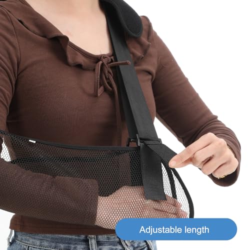 Adjustable Mesh Arm Sling for Shoulder Injury Support