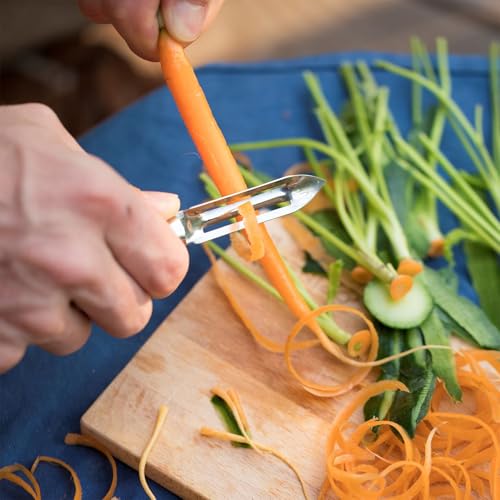 Opinel No.6 Folding Peeler - Outdoor Camping Kitchen Tool