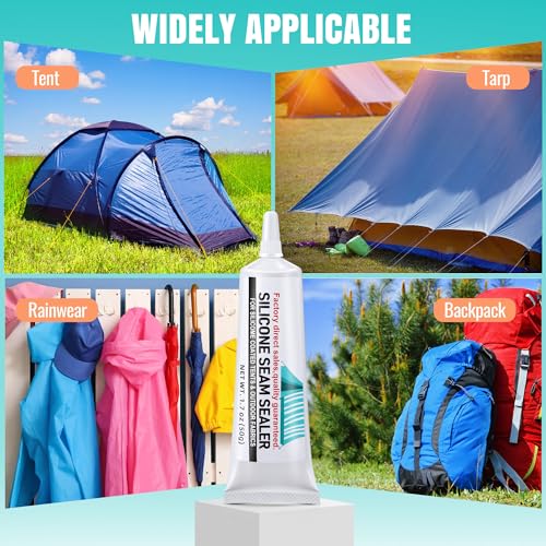 Waterproof Tent Seam Sealer - Fast Dry, Clear, 100ml