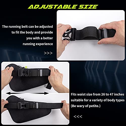 Waterproof Hydration Waist Pack with Bottle Holder - Black