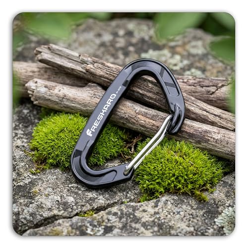 Nano Carabiner Clips - 5pcs Lightweight & Durable, Rainbow