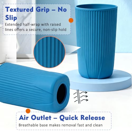 Silicone Water Bottle Boot for Owala 20oz Tumbler - Blue