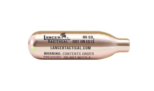 Lancer Tactical 8g CO2 Cylinder Cartridge Charger for Kitchen Use, Pepper Gun, Seltzer Water/Soda Chargers, Airsoft, Air Gun, (5 Count -30 Count)
